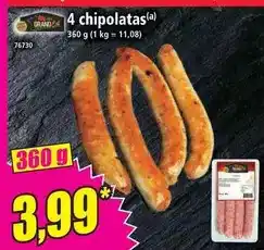 Norma Chipolatas offre