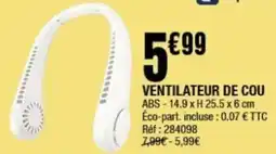 La Foir'Fouille Ventilateur de cou offre