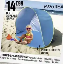 La Foir'Fouille Tente de plage enfant offre