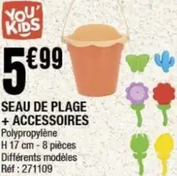 La Foir'Fouille Seau de plage + accessoires offre