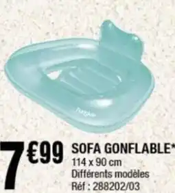 La Foir'Fouille Sofa gonflable offre
