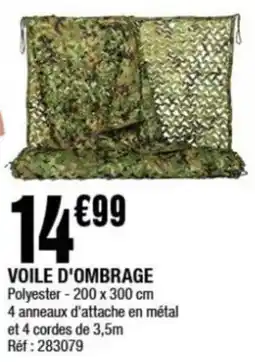 La Foir'Fouille Voile d'ombrage offre