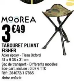 La Foir'Fouille Tabouret pliant fisher offre