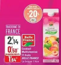 G20 Belle france - cocktail multivitaminé offre