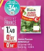 G20 Bonduelle - jeunes pousses offre