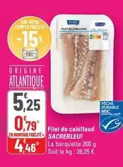 G20 Sacrebleu - filet de cabillaud offre