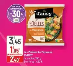 G20 D'aucy - les poêlées la paysanne offre