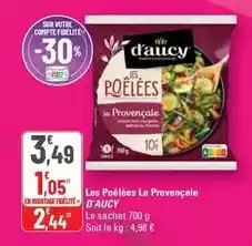 G20 D'aucy - les poêlées la provençale offre