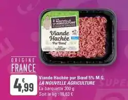 G20 La nouvelle agriculture - viande hachée pur bœuf 5% m.g offre