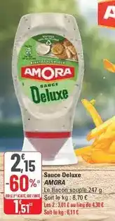 G20 Amora - sauce deluxe offre