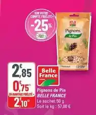 G20 Belle france - pignons de pin offre