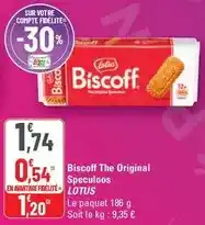 G20 Lotus - biscoff the original speculoos offre