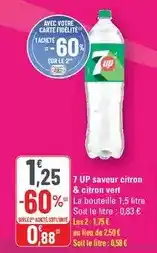 G20 7 up - saveur citron & citron vert offre