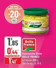 G20 Belle france - guacamole doux offre