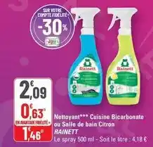 G20 Rainett - cuisine bicarbonate ou salle de bain citron offre