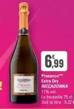 G20 Riccadonna - prosecco extra dry offre