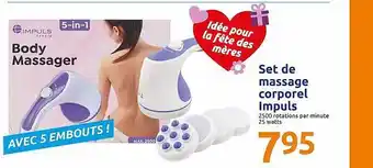 Action Set De Massage Corporel Impuls offre