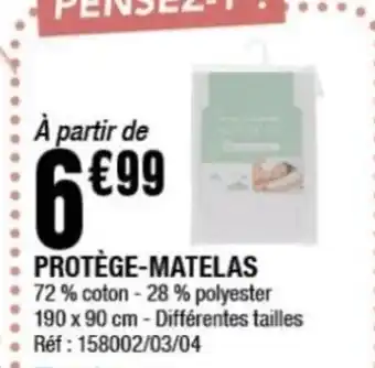 La Foir'Fouille Protège-matelas offre