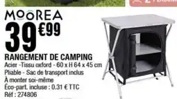 La Foir'Fouille Rangement de camping offre