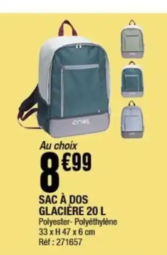 La Foir'Fouille Sac à dos glacière offre