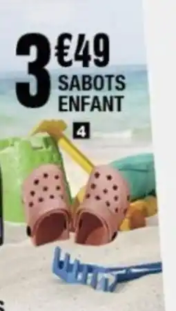 La Foir'Fouille Sabots enfant offre