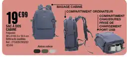 La Foir'Fouille Sac à dos cabine offre