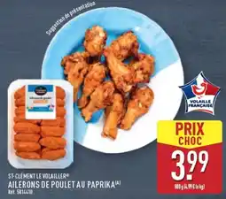 ALDI ST-CLÉMENT LE VOLAILLER Ailerons de poulet au paprika offre