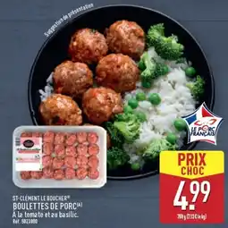 ALDI ST-CLÉMENT LE BOUCHER Boulettes de porc offre