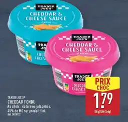 ALDI TRADER JOE'S Cheddar fondu offre