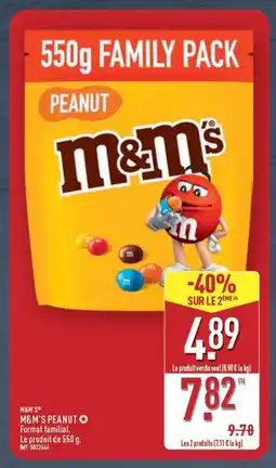 ALDI M&M'S Peanuts offre