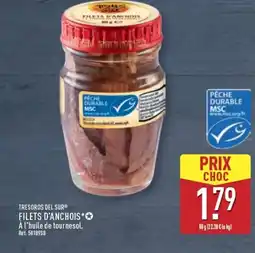 ALDI TRESOROS DEL SUR Filets d'anchois offre