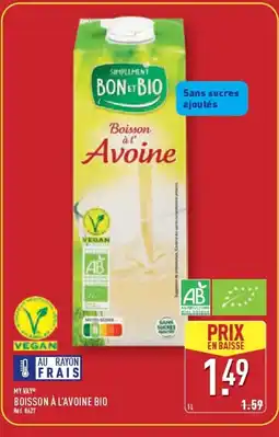 ALDI MY VAY Boisson à l'avoine bio offre
