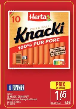 ALDI HERTA 10 Knacki original offre