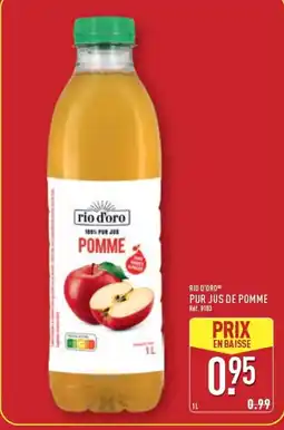 ALDI RIO D'ORO Pur jus de pomme offre