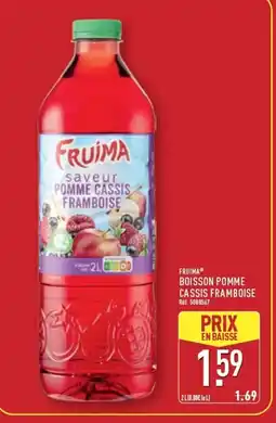 ALDI FRUIMA Boisson pomme cassis framboise offre