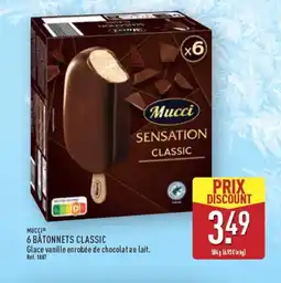 ALDI MUCCI 6 bâtonnets classic offre