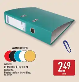 ALDI EXPERTIZ Classeur à levier offre