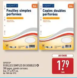 ALDI EXPERTIZ Feuilles simples ou doubles offre