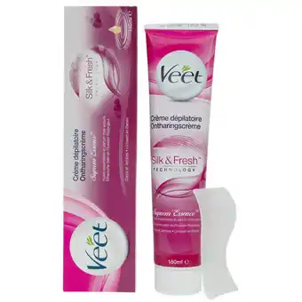 Action crème dépilatoire Veet Technologie Silk & Fresh offre