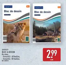 ALDI EXPERTIZ Bloc à dessin offre
