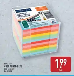 ALDI EXPERTIZ Cube pense-bête offre