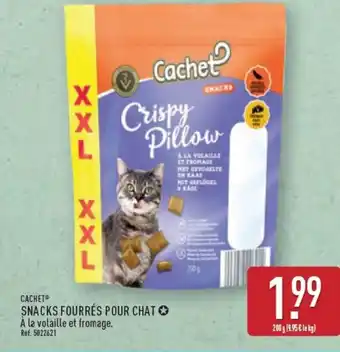 ALDI CACHET Snacks fourrés pour chat offre