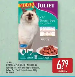 ALDI Émincés pour chat adulte offre