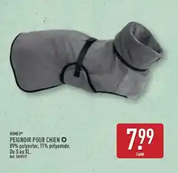 ALDI ROMÉO Peignoir pour chien offre
