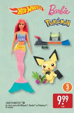 ALDI Jouets mattel offre
