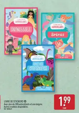 ALDI Livre de stickers offre