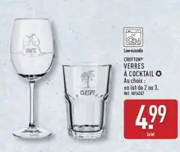 ALDI CROFTON Verres à cocktail offre