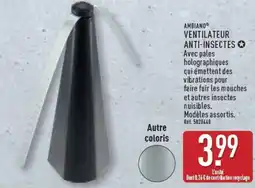 ALDI AMBIANO Ventilateur anti-insectes offre