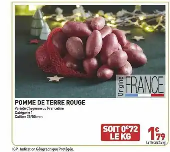 Grand Frais Pomme De Terre Rouge offre