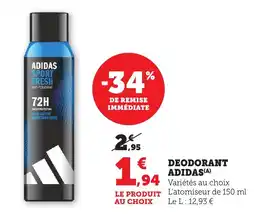Bi1 ADIDAS Deodorant offre